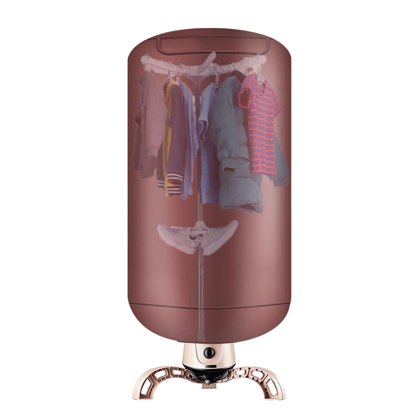 Elektryczna suszarka do prania, przenośna, 230 V, 600 W, do użytku wewnątrz, 2-biegowa, przenośna suszarka na ubrania, suszarka na gorące powietrze, cicha praca, wielofunkcyjna do domu