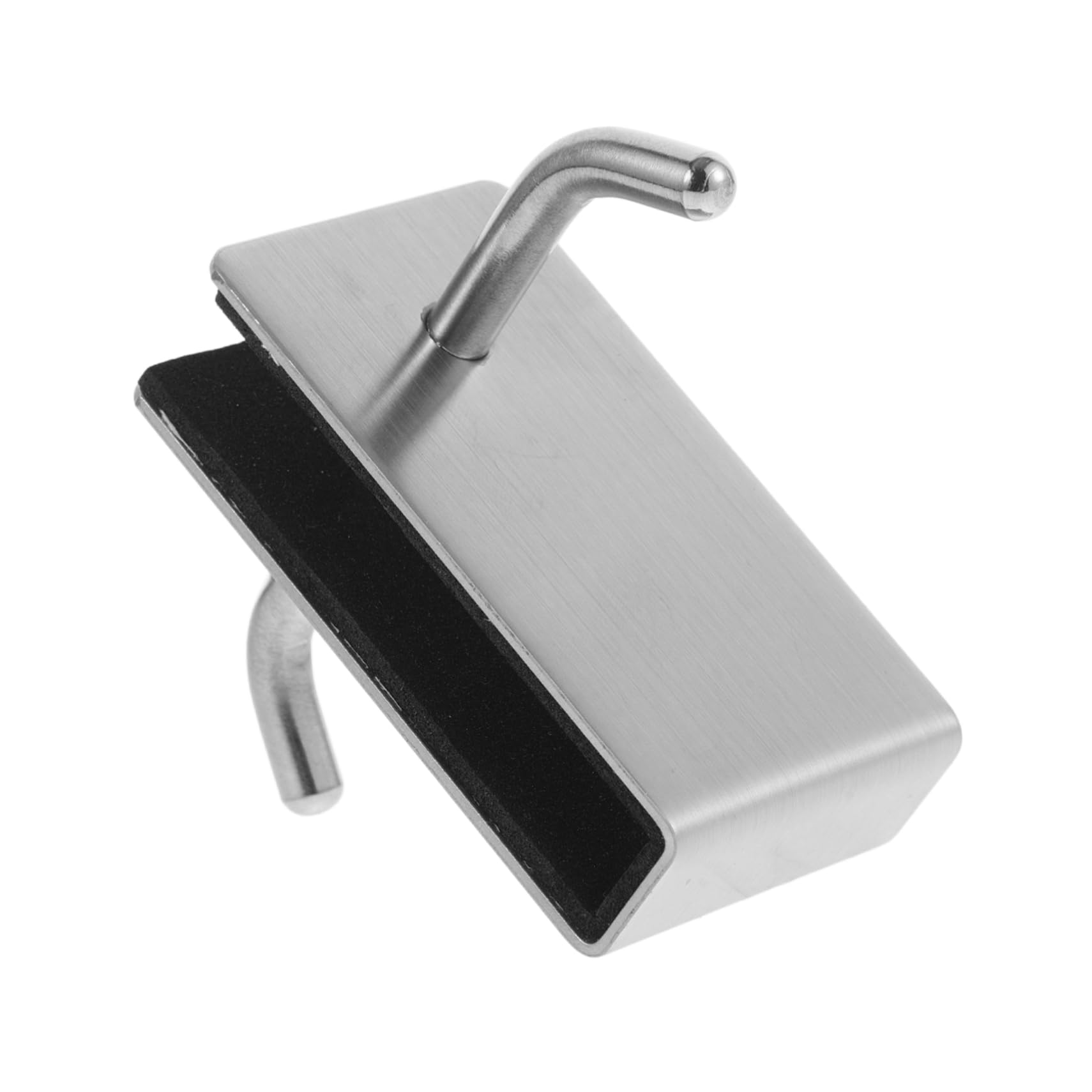 COOLHIYA Bathroom Door Hook Home Organization Towel Holder Door Hanger Hangers Hooks Scarf Hook Wardrobe Door Hook Clothes Hanging Hook Over Cabinet Door Hook Stainless Steel Silver