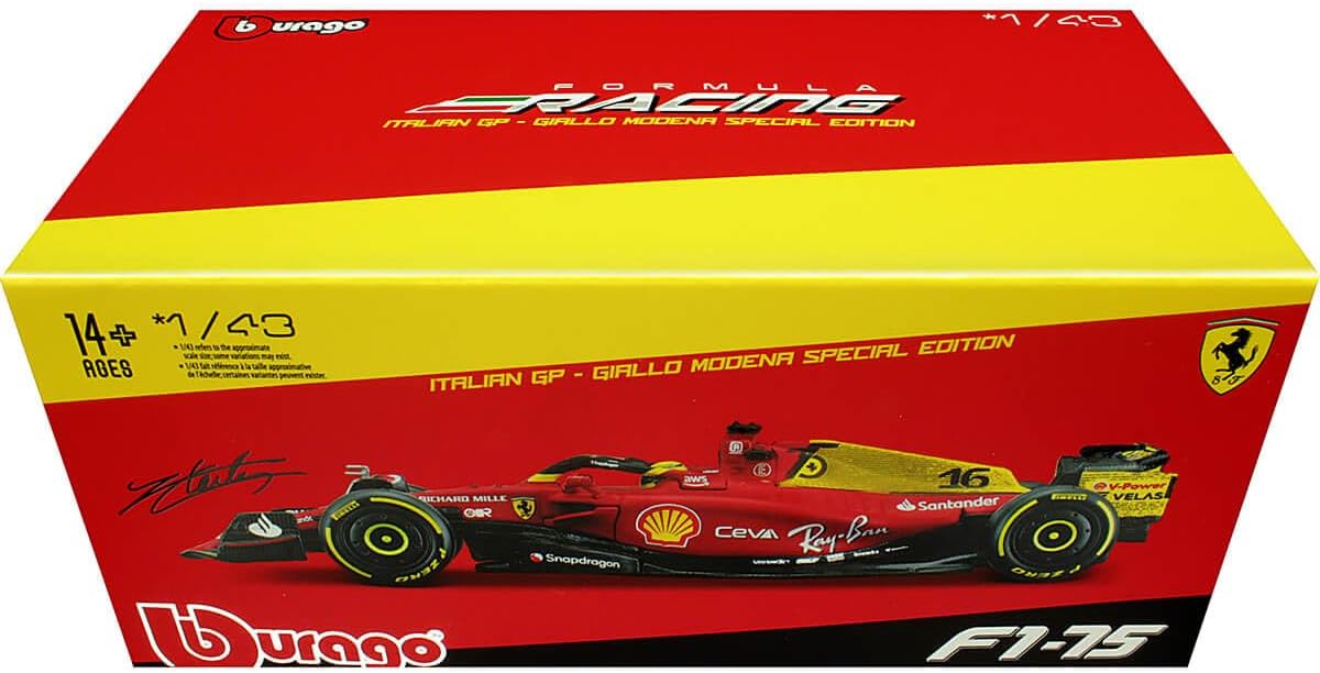 Bburago - Iron F1-75 - Italy Monza GP 2022-1/43