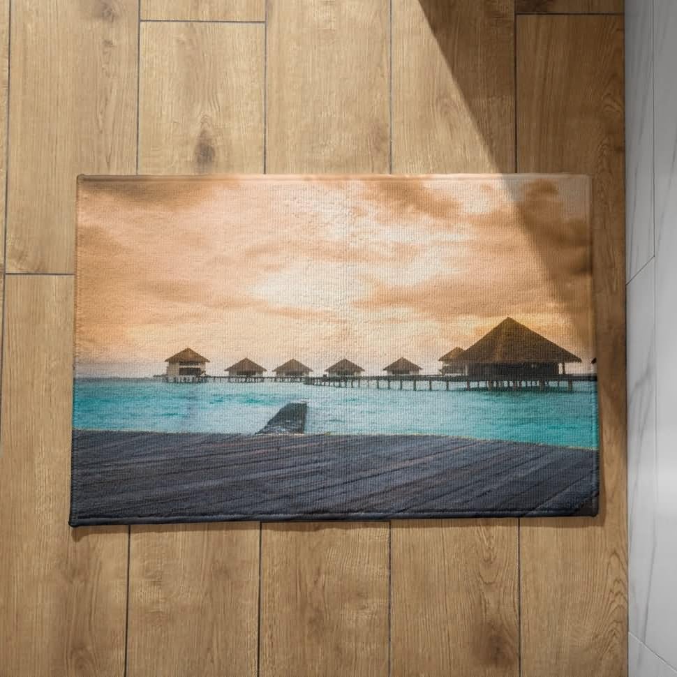 Tapis entrée paysage naturel pour une maison accueillante