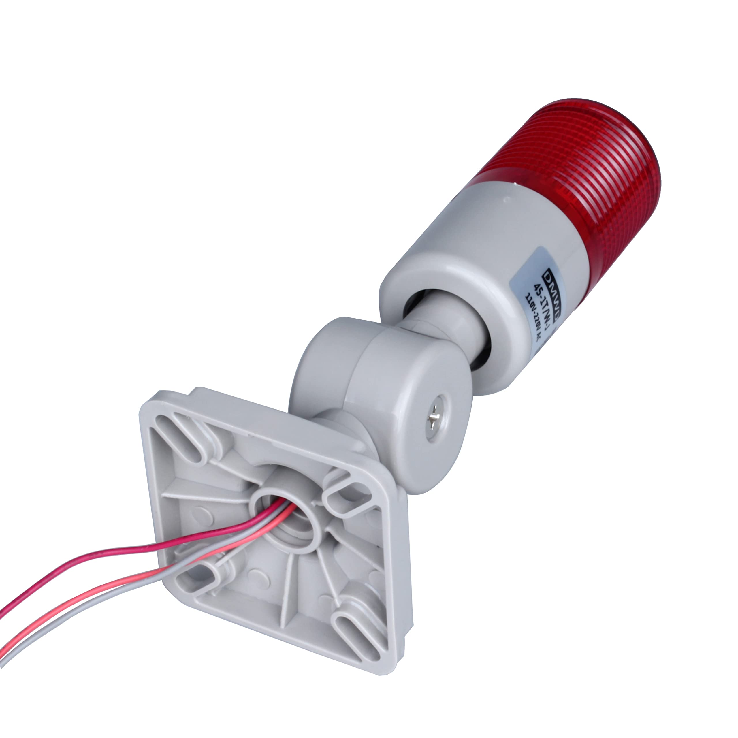 Tour De Signalisation LED Industrielle - 5 Niveaux Avec Buzzer, 12-24V DC, Base Rotative, Pour Machines, Usines