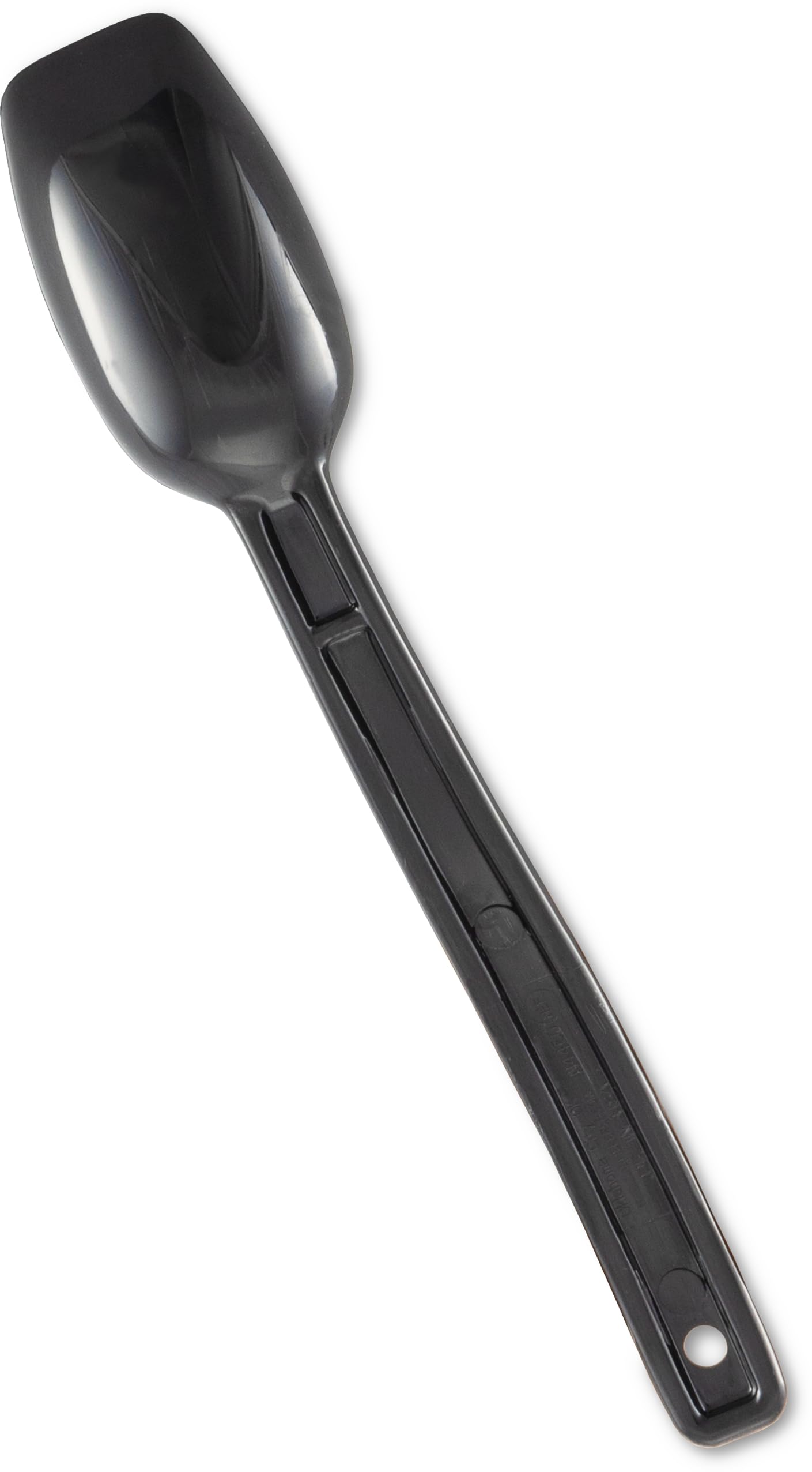 Carlisle FoodService Products 9.5" Buffet Pasta Fork – Polycarbonate Serving Fork – Heat Resistant, Salad Bar Utensil, Black,1 count