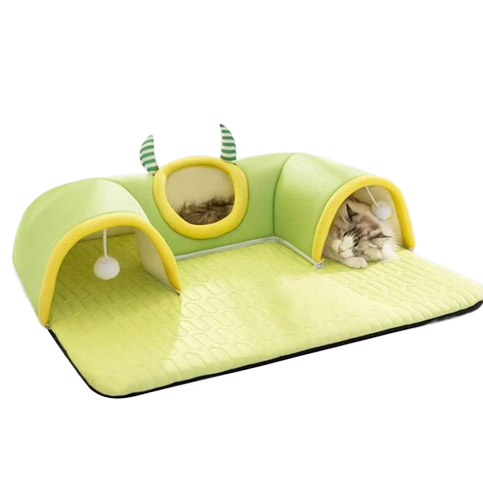 Muebles transpirables para gatos evitan calor en esta alfombrilla de dormir grande