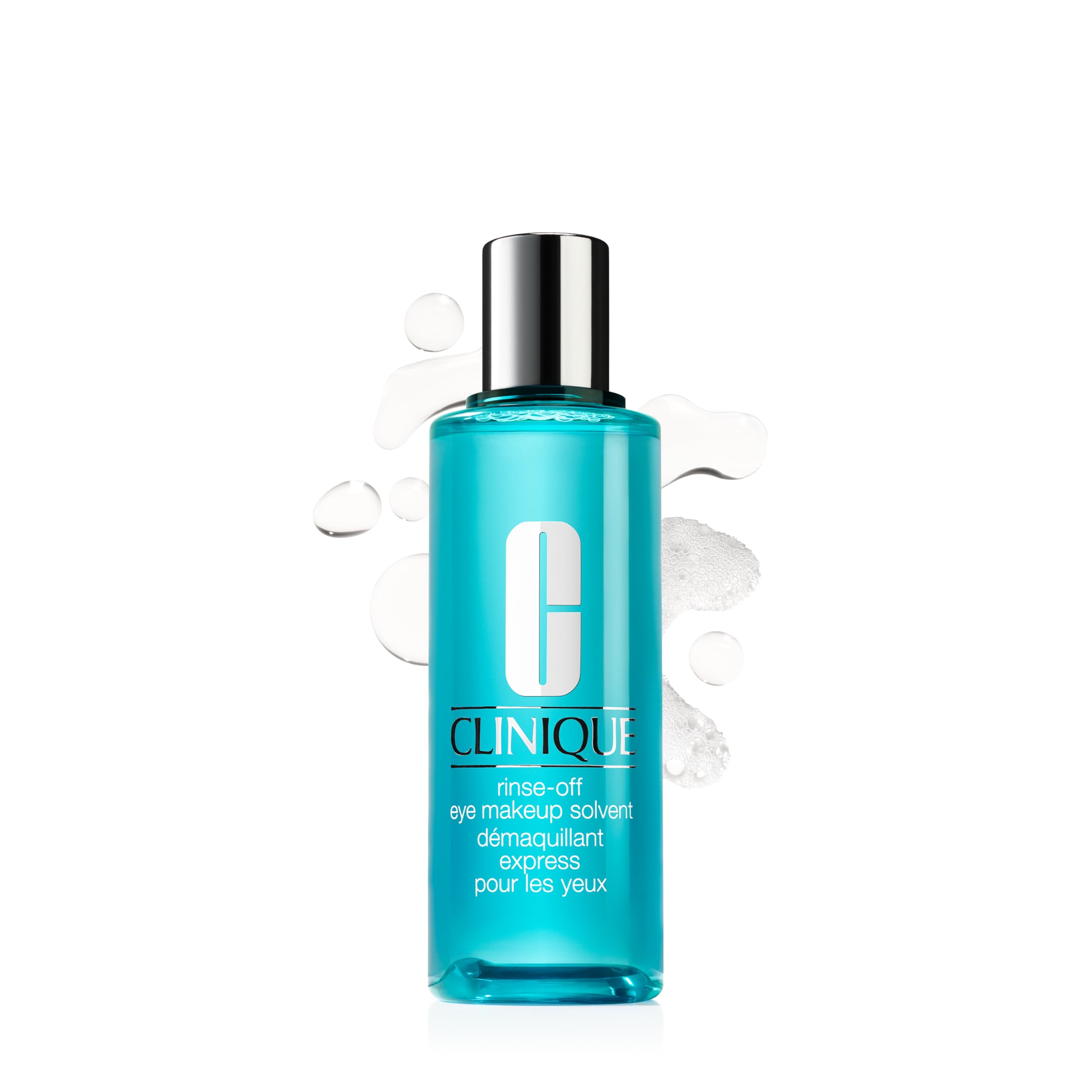 Clinique Rinse-Off Oil Free Eye Makeup Remover Solvent | Struccante per Occhi, 125 ml