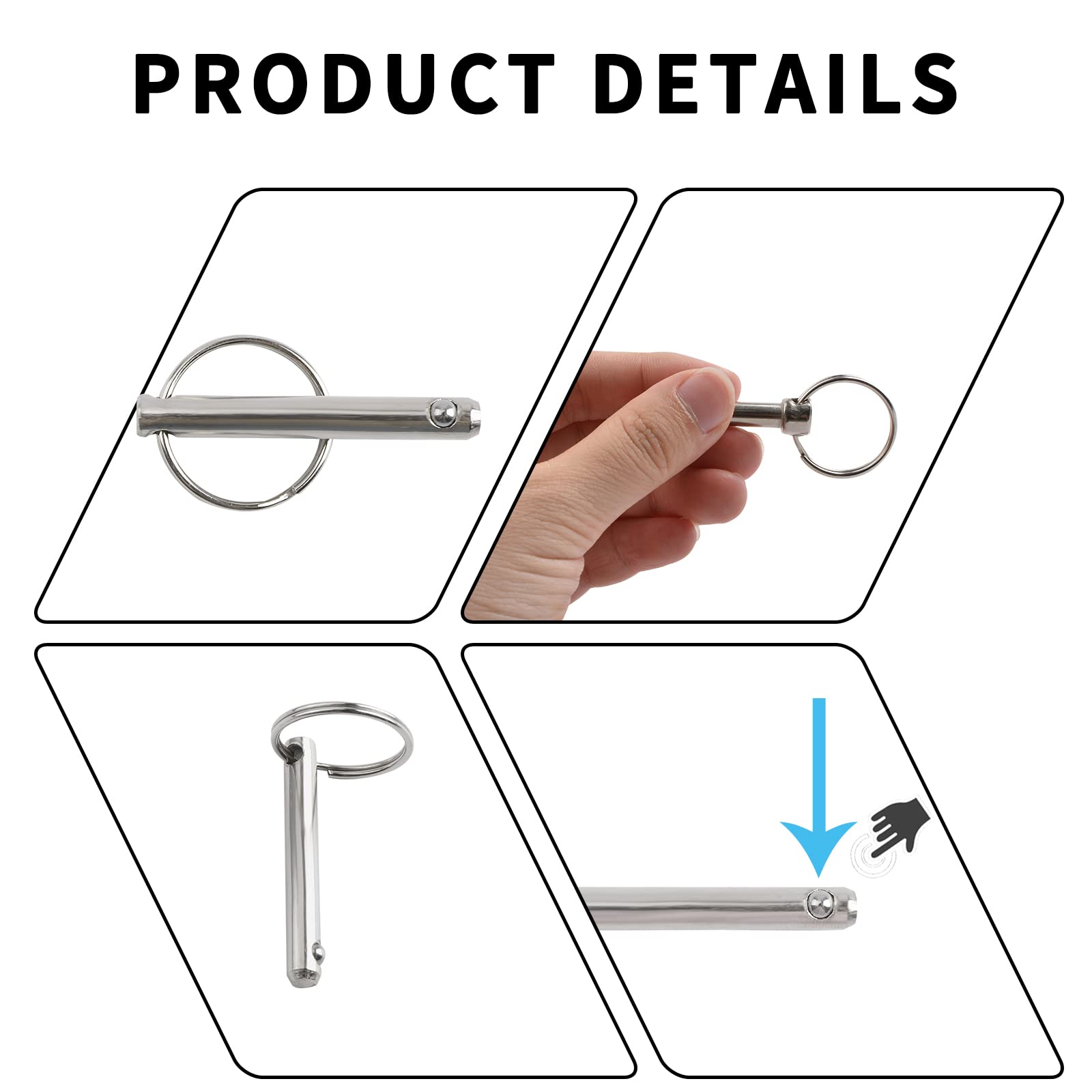 Pen | Buitendiameter pen: 9.5 mm | Totale lengte pen: 57 mm | Lengte