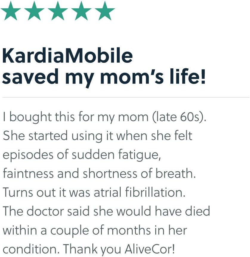 KardiaMobile Single-Lead Personal EKG Monitor | FDA-Cleared | Detects AFib : Sports & Outdoors