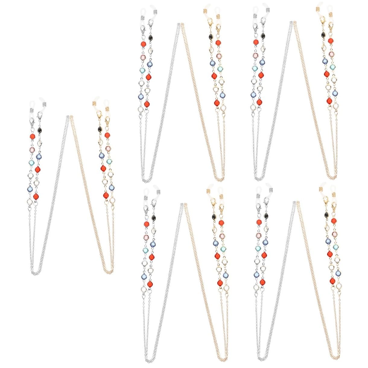 Healeved Corda Per Occhiali Catena Di Occhiali Da Sole Occhiali Da Sole Da Donna Catena Per Occhiali Accessori Collana Maschera Collana Di Occhiali Metallo