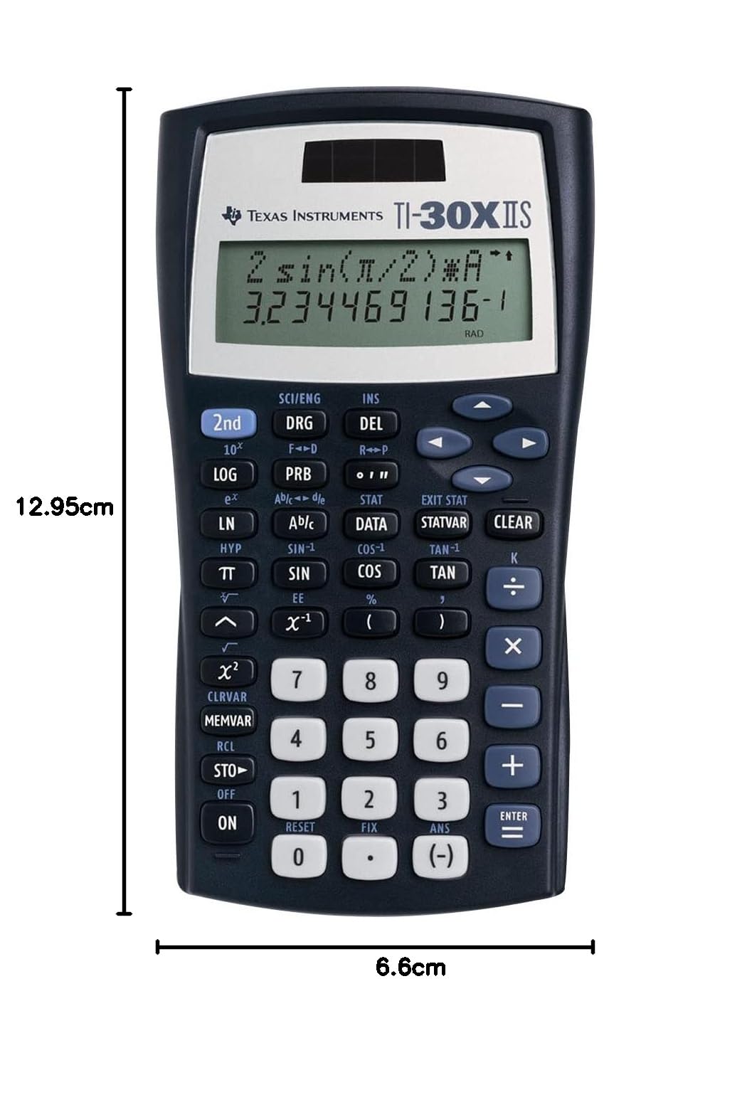 Texas Instruments TI-30X IIS - Calculadora científica, negro