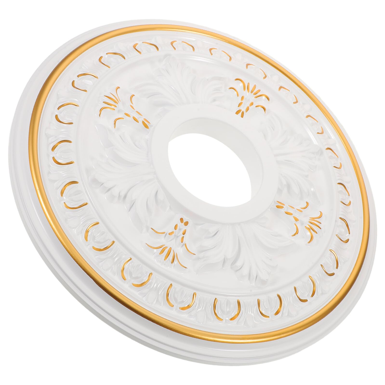 Rosace de plafond blanche durable pour sublimer vos luminaires