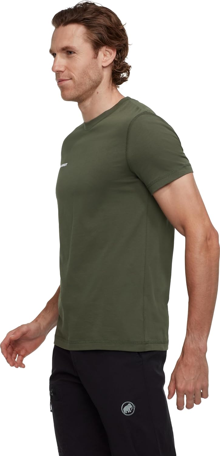 Mammut Mens Short Sleeve Tee, Organic Cotton Lightweight and Comfortable Logo T-Shirt - Image 3