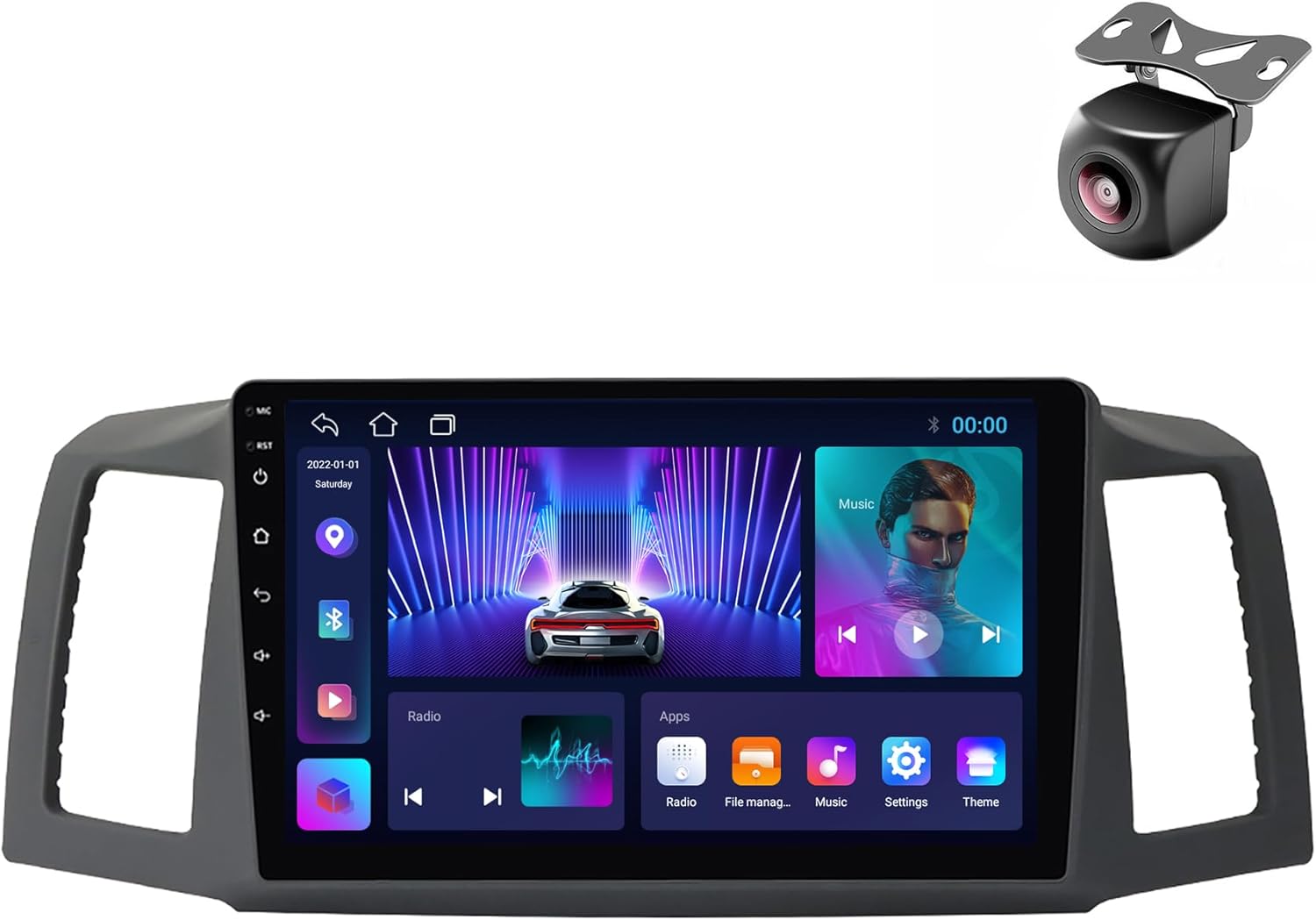 Gris,M150S~2/64GB,Android 15 Autoradio 2 Din Stéréo Avec 4G