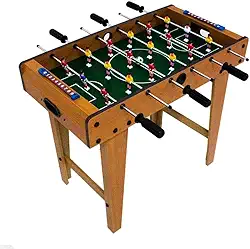 Mini Mesa Pebolim Infantil Totó Pé Alto 60 cm 18 Jogadores