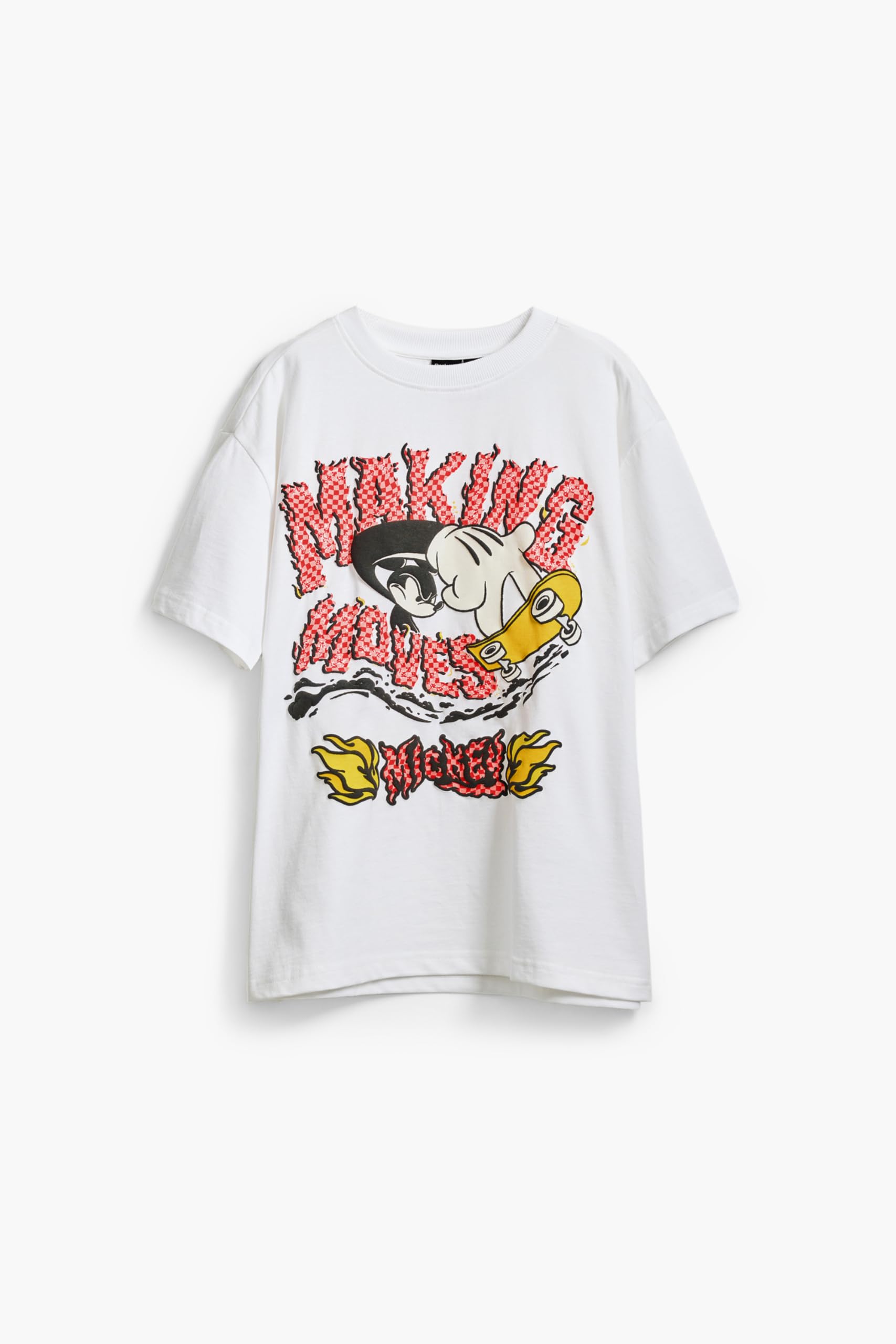 Desigual Unisex Kinder 25SBTK14 T-Shirt, White, 13/14