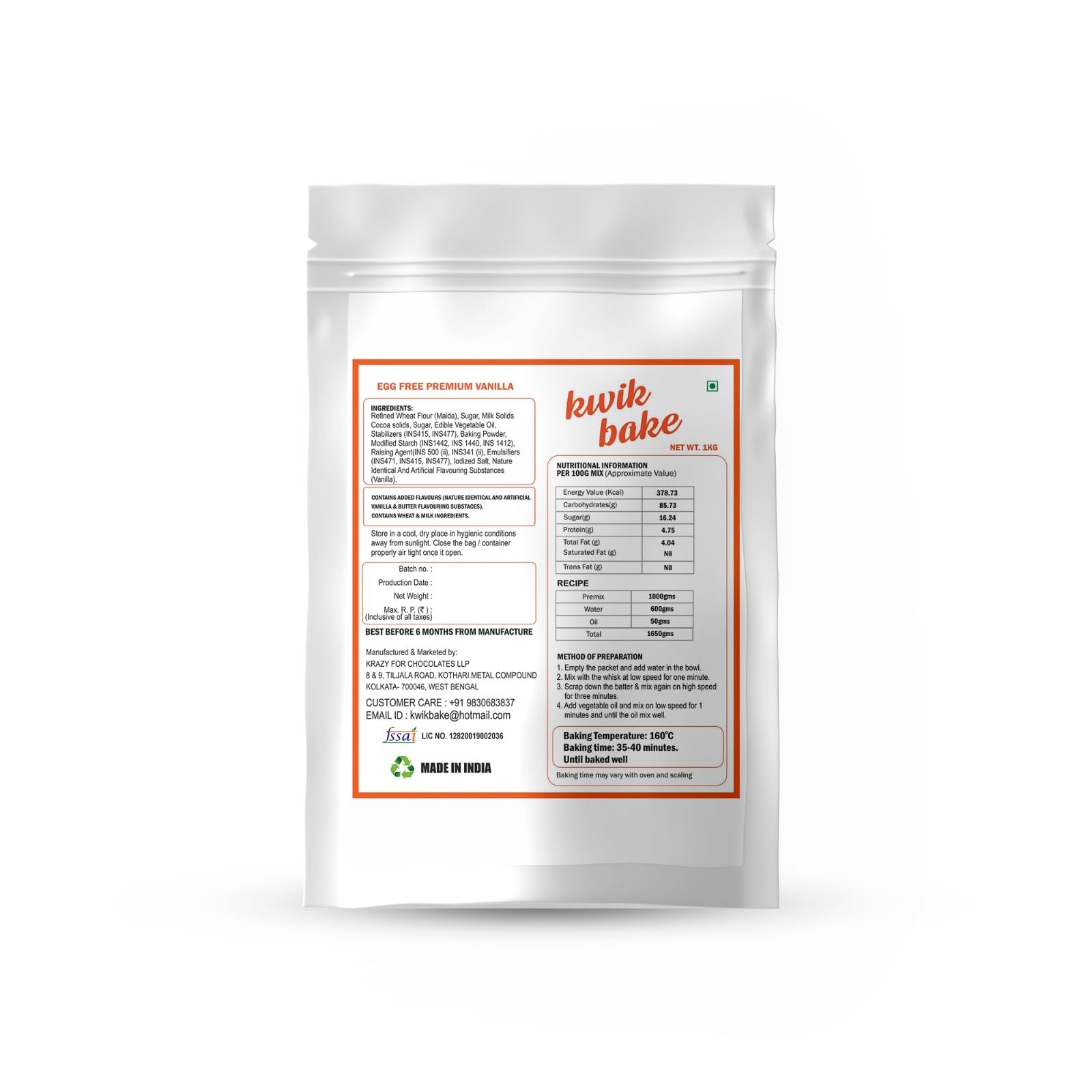 See full amazon price history chart for Kwik Bake Egg Free Ultra Premium Vanilla Cake Premix Powder 1kg Kwik Bake Egg Free Ultra Premium Vanilla Cake Premix Powder 1kg (B0D87DFBLY) Amazon Price History, Amazon Price Tracker