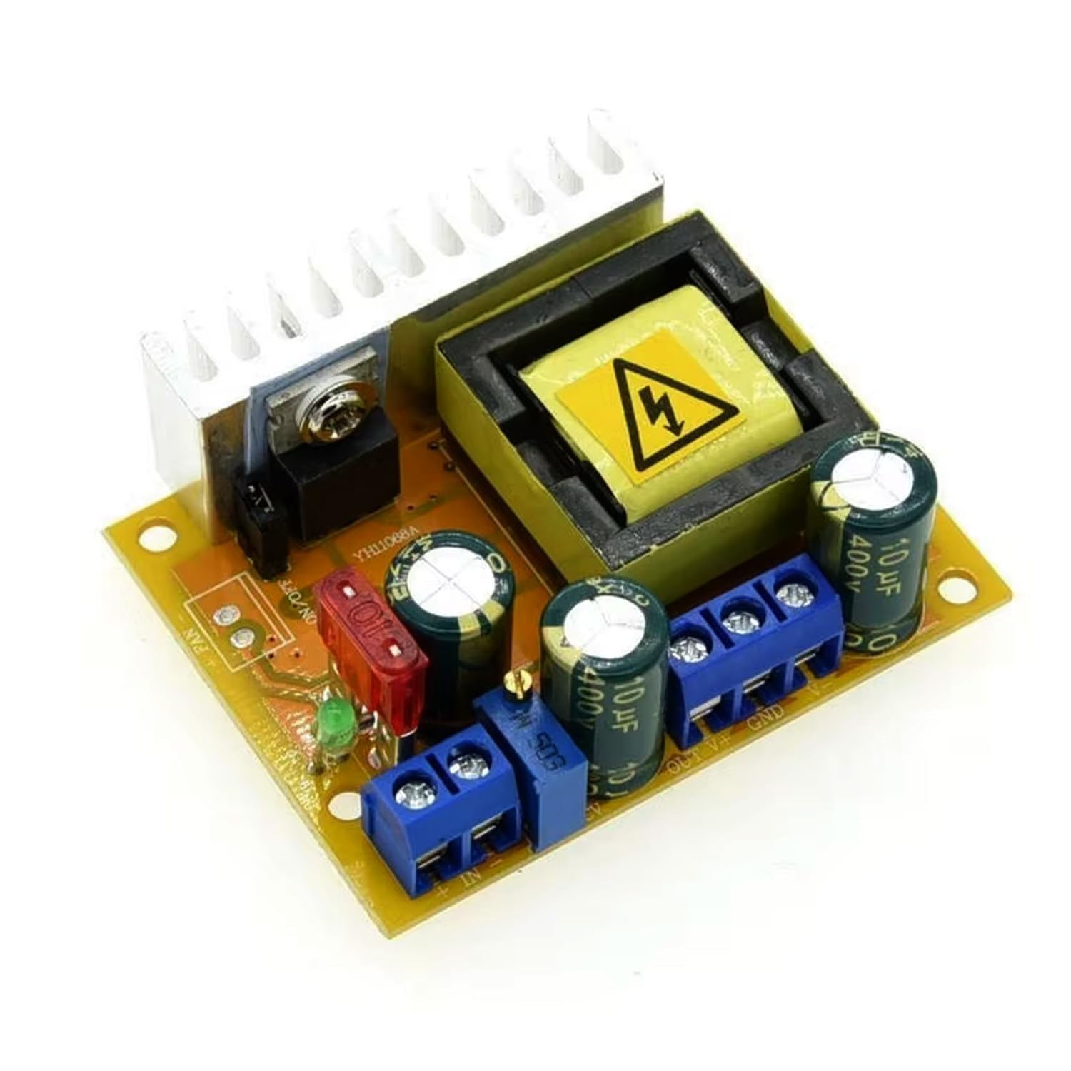 amiciSolar DC-DC Boost Converter, 8-32V to 45-390V Step Up Power Supply– High Voltage ZVS Capacitor Charging Board for Electronics, Battery Charging, & More