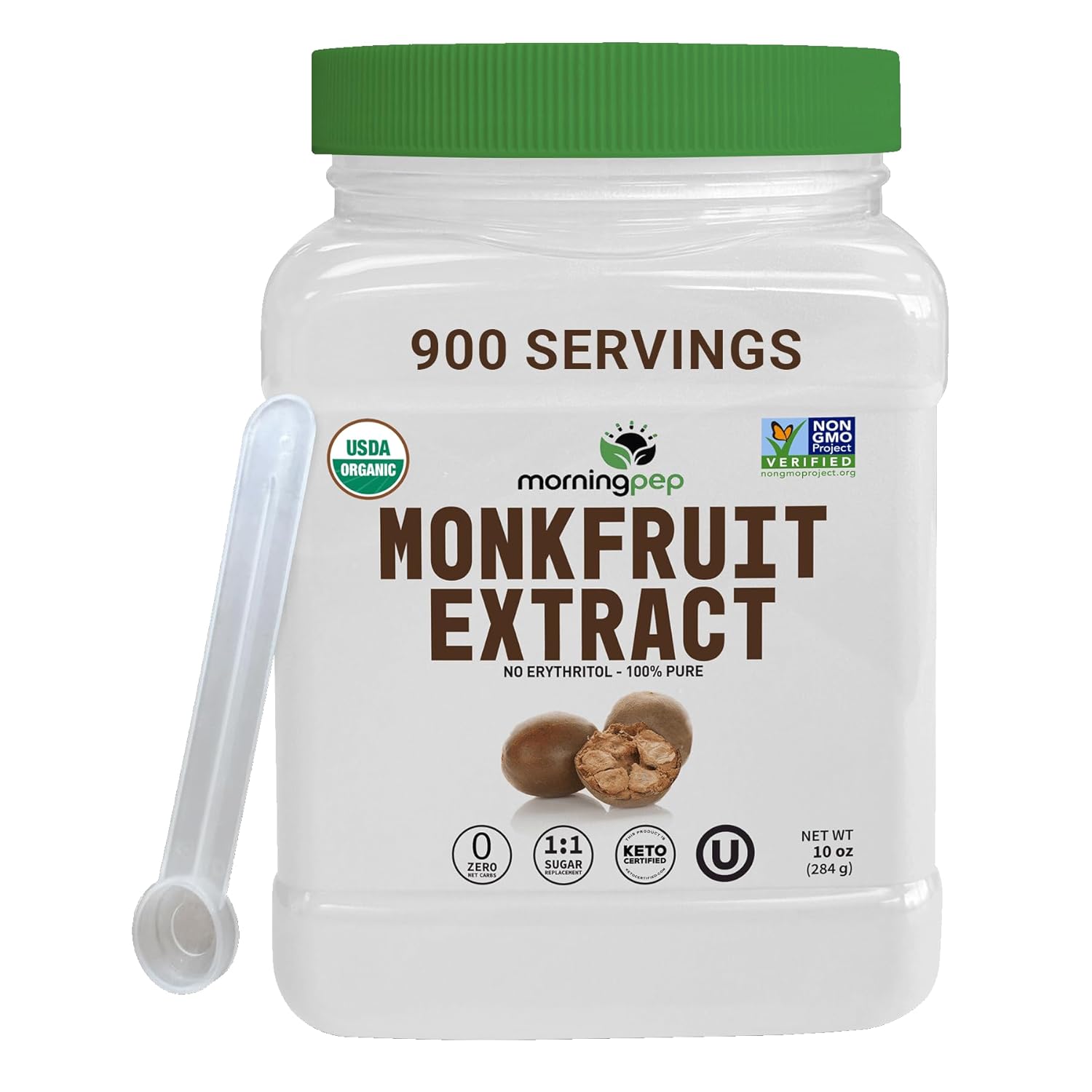 Monk fruit extract sweetener, 100% pure, no erythritol