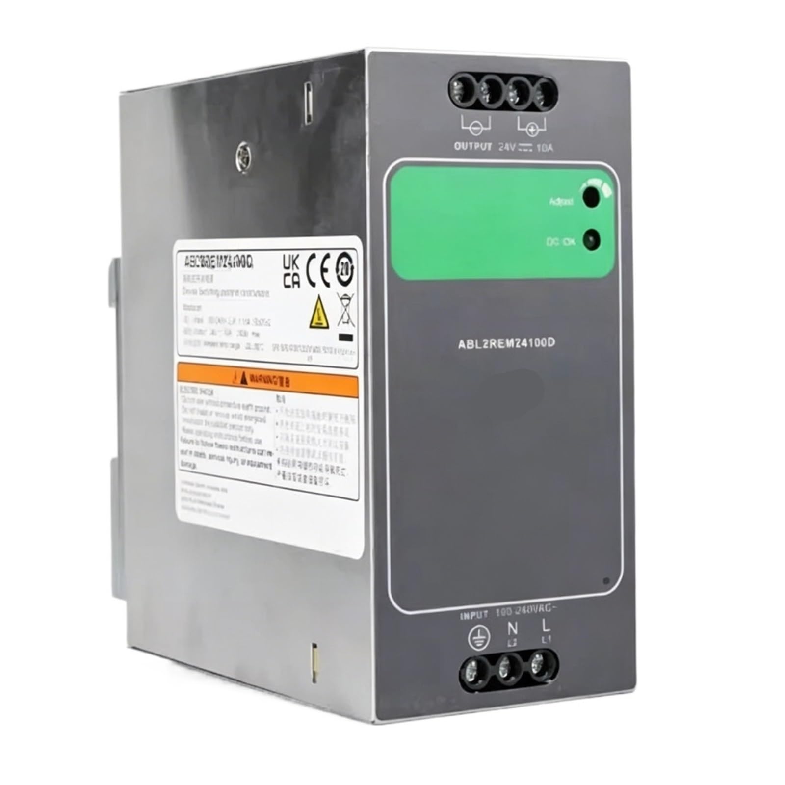 TPKMVGAP Single phase rail power supply, power 240W, DC 24V output ABL2REM24100D