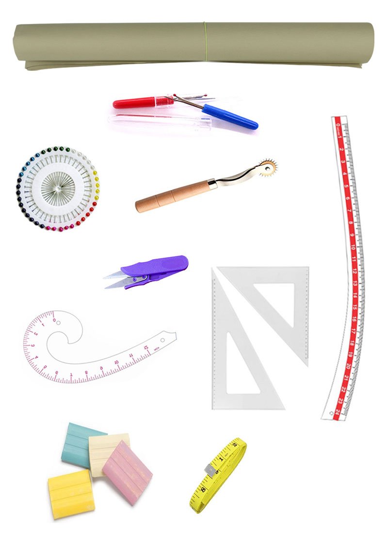 SAVI'S FASHION STUDIO PATTERN MAKING KIT1 with FREE 2 sheets Pattern