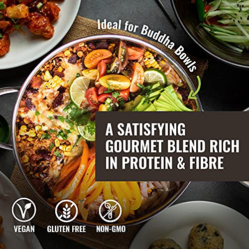 Floating Leaf – Prairie Blend, Brown Rice, Wild Rice, Hulled Millet, And Sprouted French Lentils And Quinoa, Non Gluten, Non-Gmo, Kosher And Vegan, 400G #TOP4