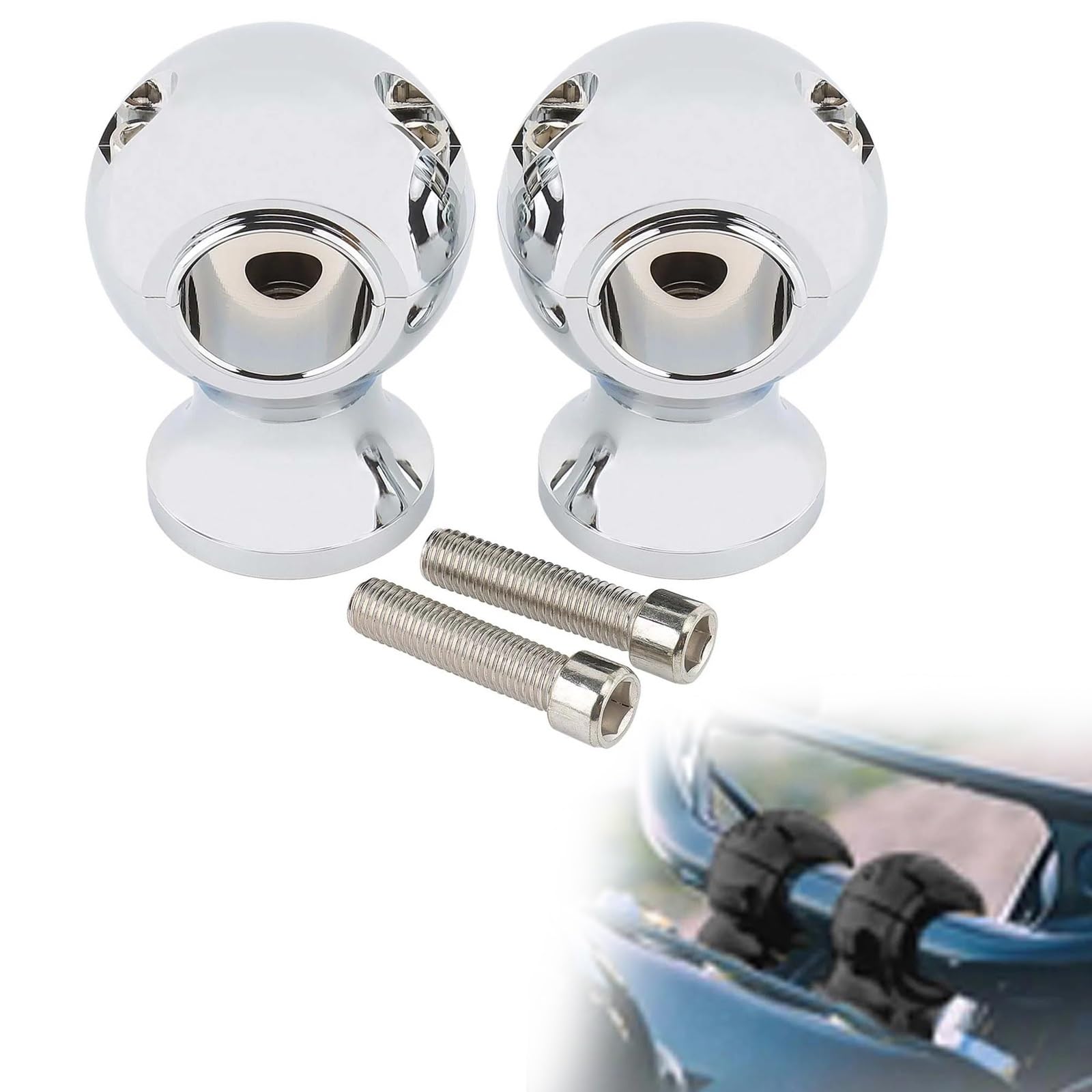 Kit rehausseurs de guidon universel alu 1" 25 mm pour éliminer la fatigue en Y&amaha