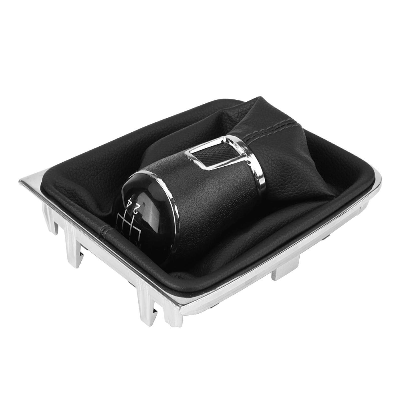 Yafa - Pomello cambio per auto a 5 marce + copertura per leva cambio per Golf 7 MK7 2013 – 2017