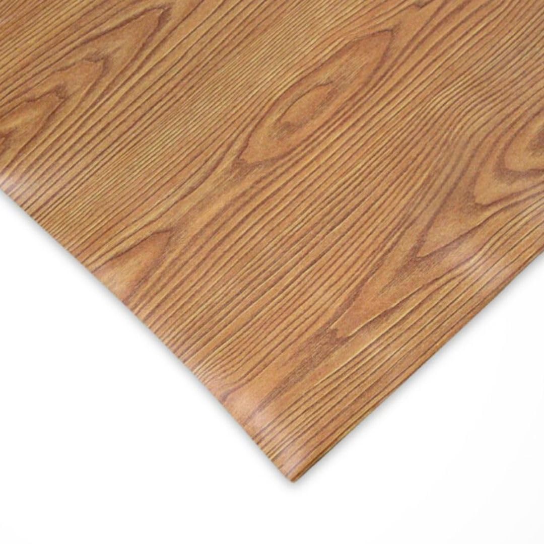 Suelo de Vinilo Para Instalar en Rollo | Suelo PVC Decorativo Hogar, Cocina, Baño, Salón | Suelo Efecto Madera | Suelo PVC Carrasca (140_X_500_CM)