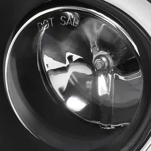 Miniatura 7 de SPEC-D TUNING Luces antiniebla cromadas + bombillas H11 + interruptor compatible con Nissan Rogue Sport 2017-2018, conjunto de par L+R