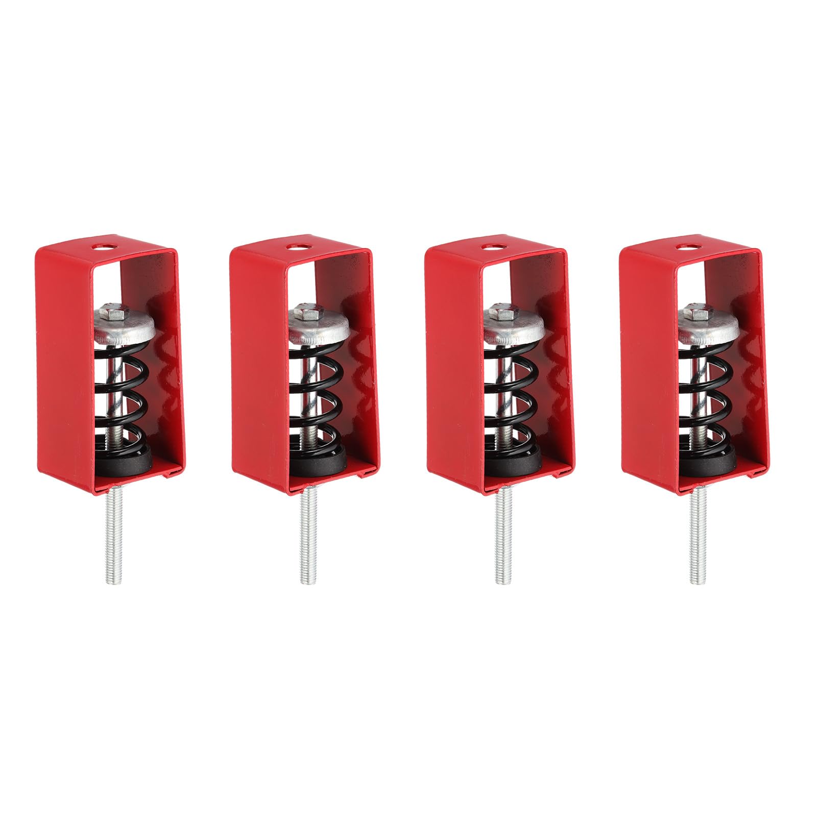 PATIKIL Sospensione A Molla Per Soffitto Isolatore Di Vibrazioni, 4 Pezzi 110lbs Supporti Antivibrazione Meccanici Per A/C Processore D'Aria Camera Da Letto Teatro Studio, (XHS) Rosso