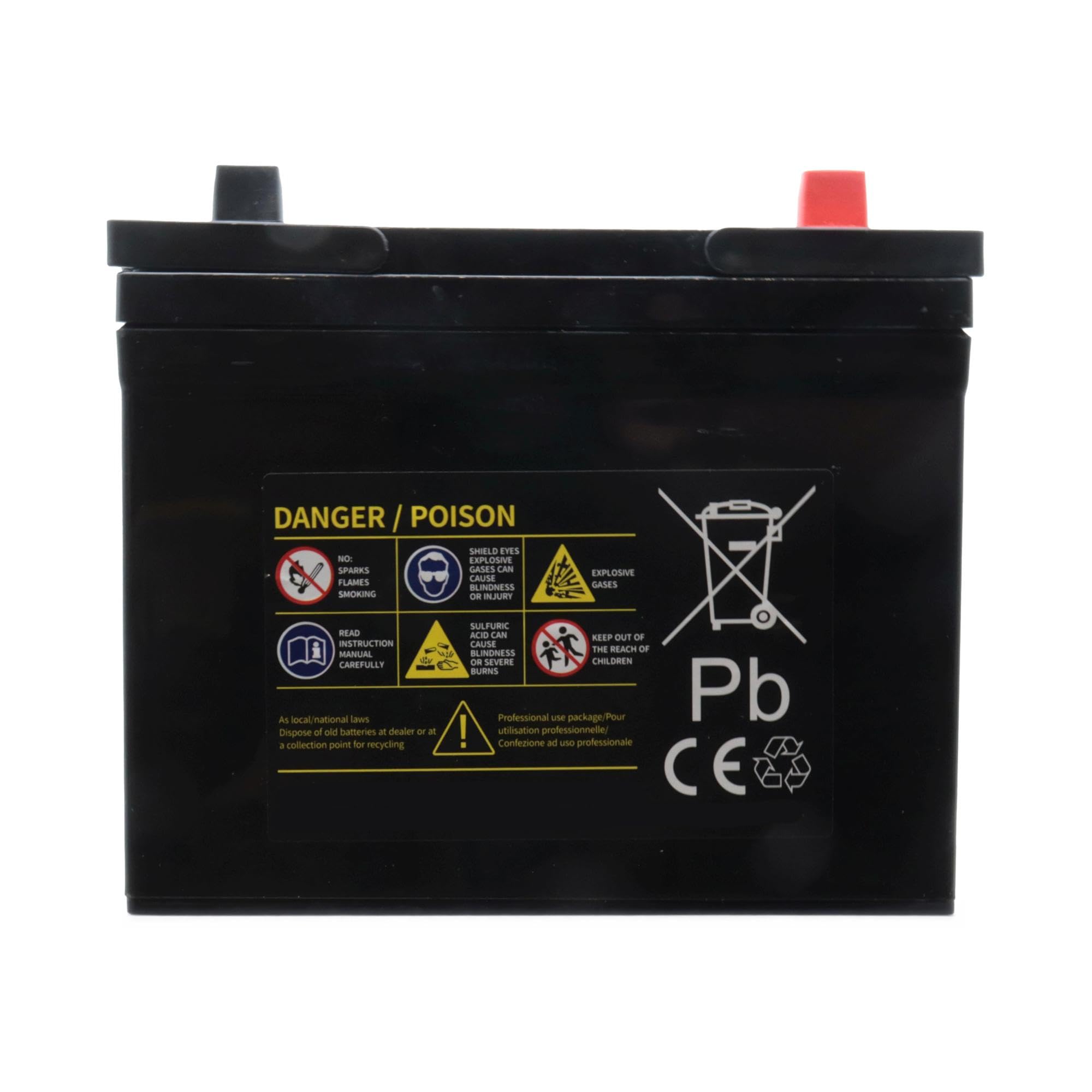SECURA Batterie 12V 22Ah (+ pôle gauche) compatible avec Stiga Park 12 13-1218-84 (1991) Tracteur de pelouse