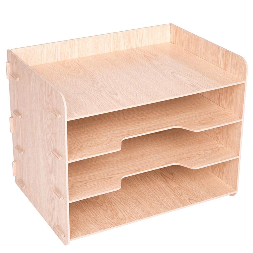 Organizer da scrivania a 4 ripiani, per studenti e forniture per ufficio, per scuola e ufficio