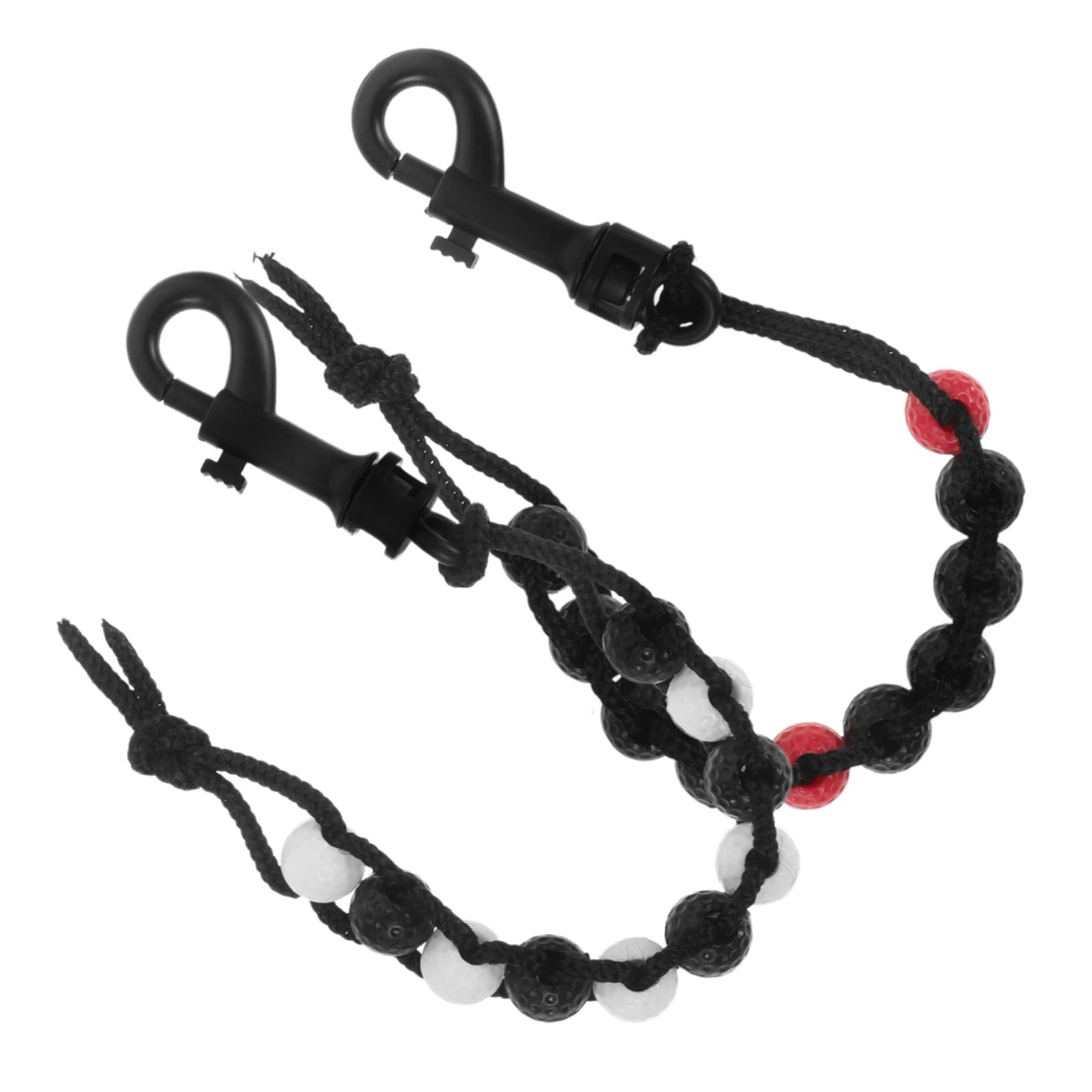 Contador De Puntuación De Pulsera De Negro Blanco Accesorio Práctico para Golfistas Contador De con Bolas para Puntuación