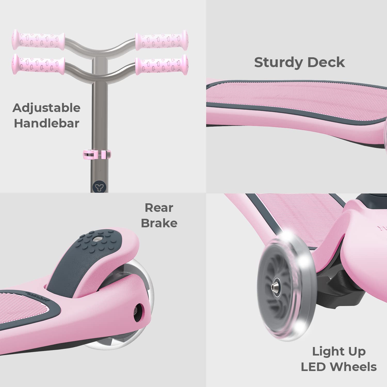 Amazon.co.jp: Yvolution YGlider Air キックボード 子供 折りたたみ式
