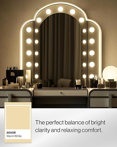 Miniatura 3 de Sunco Lighting Paquete de 4 bombillas LED G25 para espejo de baño, alto rendimiento 1000 LM, equivalente a 100 W 11 W, blanco cálido 3000 K,