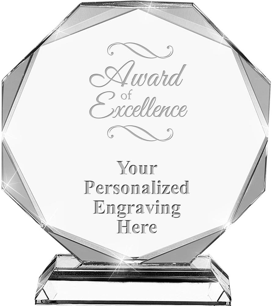 8 3/4" Award of Excellence Award, Custom Engraved Award of