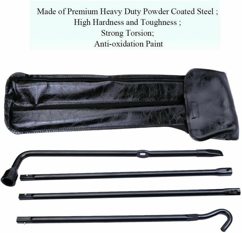 for (2004-2014) Ford F150 Spare Tire Lug Wrench Tool Kit Replacement & Scissor Jack, Spare Tire Removal Tool and Scissor Jack Handle 2 Ton Set