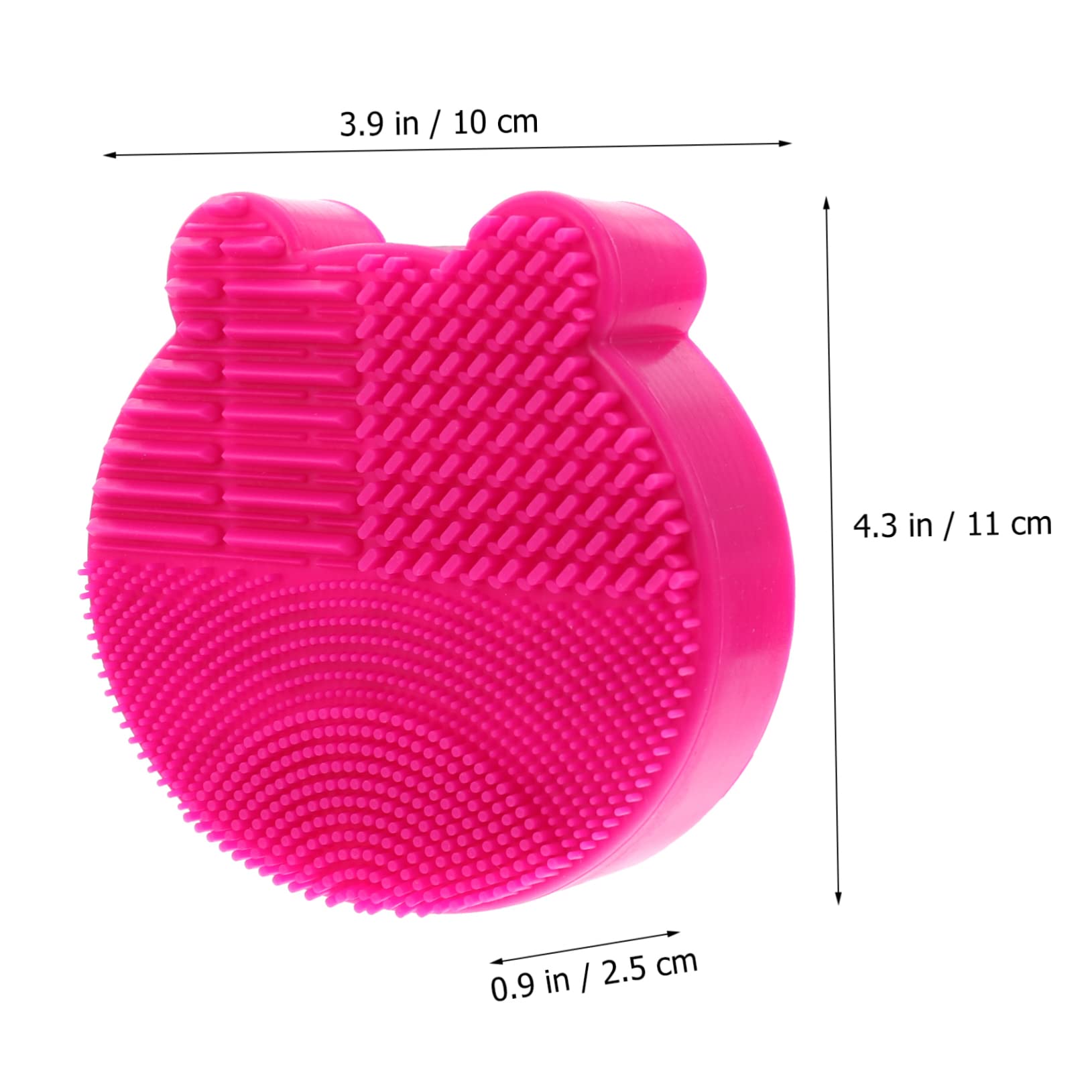 FRCOLOR 3 Pezzi 2 1 Pennello Per Il Trucco Spugna Per La Pulizia Tappetino Per Lasciugatura Strumento Per Riporre I Pennelli Per Il Trucco Portapennelli Di Bellezza