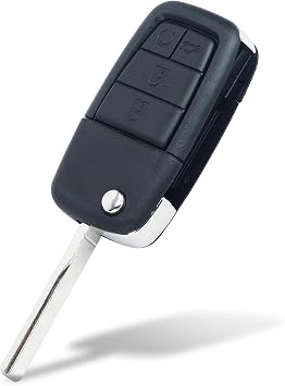 Keyecu Replacement Shell Folding Remote Key Case Fob 5 Button for Pontiac G8 2008-2009