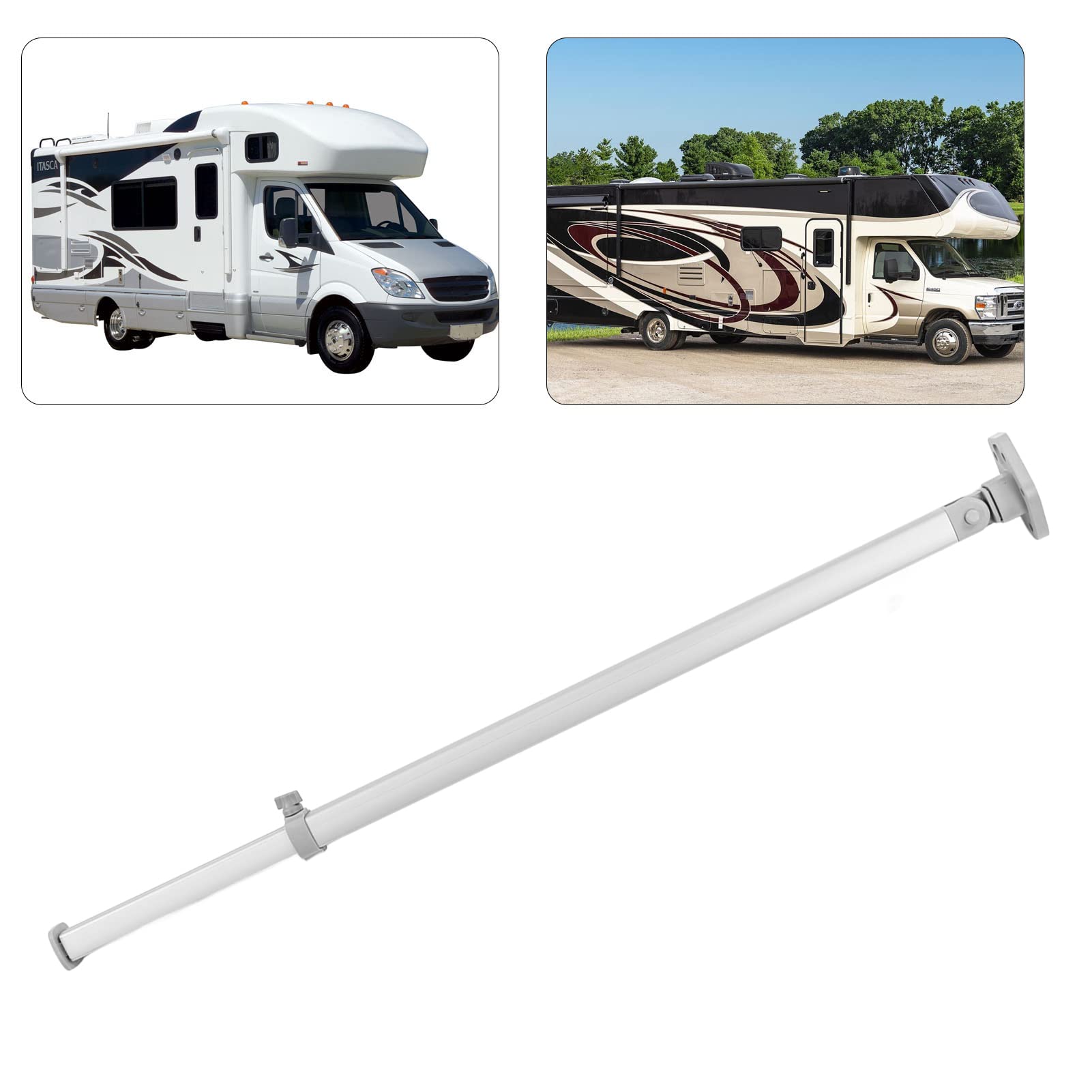 Pata de Escritorio Ajustable para Caravana, Patas de Mesa Telescópicas Plegables, Ahorro de Espacio, Apariencia Exquisita, Antioxidante para Yate RV