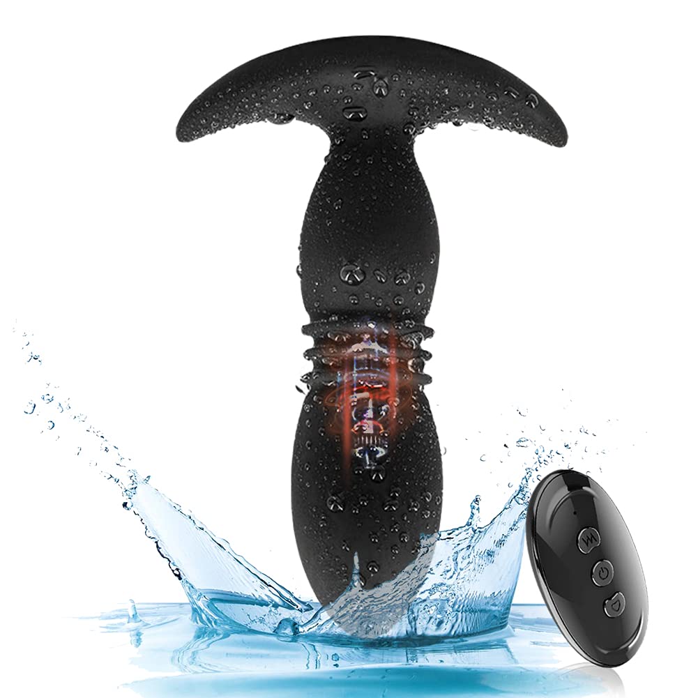 Vibratore anale con telecomando, giocattolo sessuale, plug anale con telecomando, modalità di vibrazione prostata, con vibratore, in silicone, massaggiatore