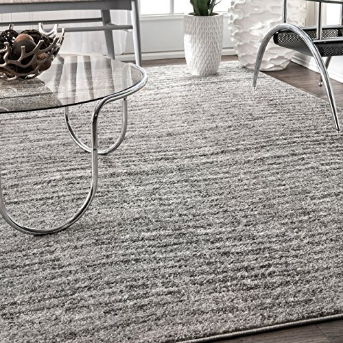 nuLOOM Ripple Contemporary Sherill Area Rug, 5' x 8', Grey, Gray