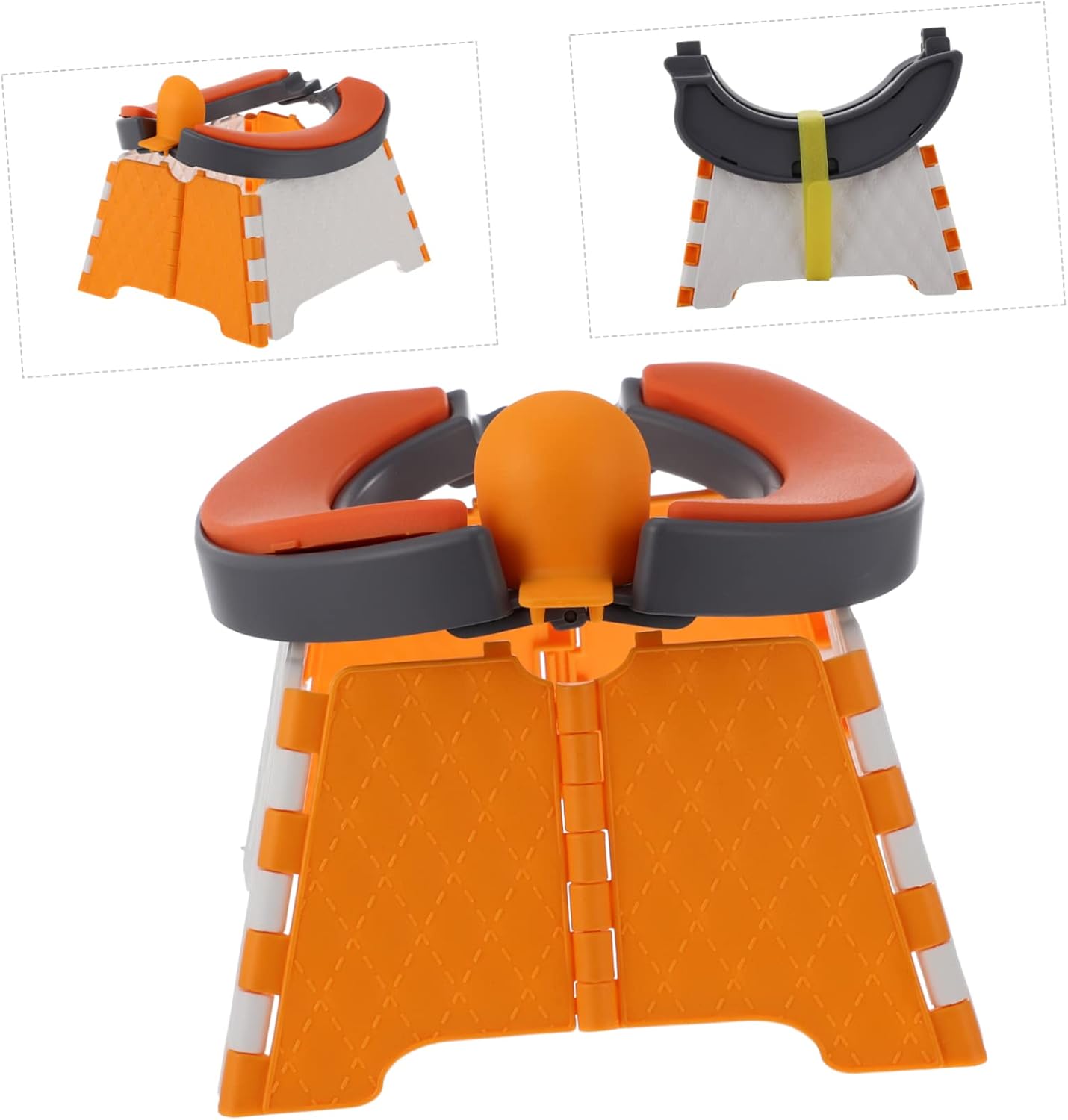 Portable Boys and Girls Potty Folding Toilet Seat for Travel Home Potty Training Toilet Eco-friendly Plastic Silicone Easy to Carry