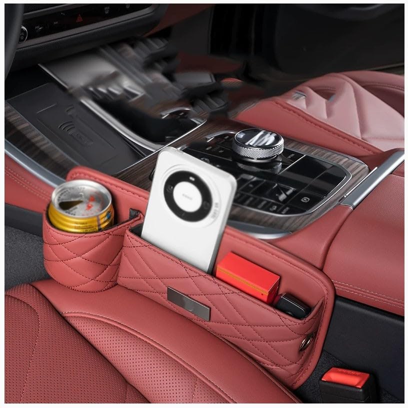 Boîte Rangement Pour Siège De Voiturepour Kia Optima Sportswagon(2018-) accessories Auto Seat Gap Organisateur Personnalisation Pratique pour ranger...