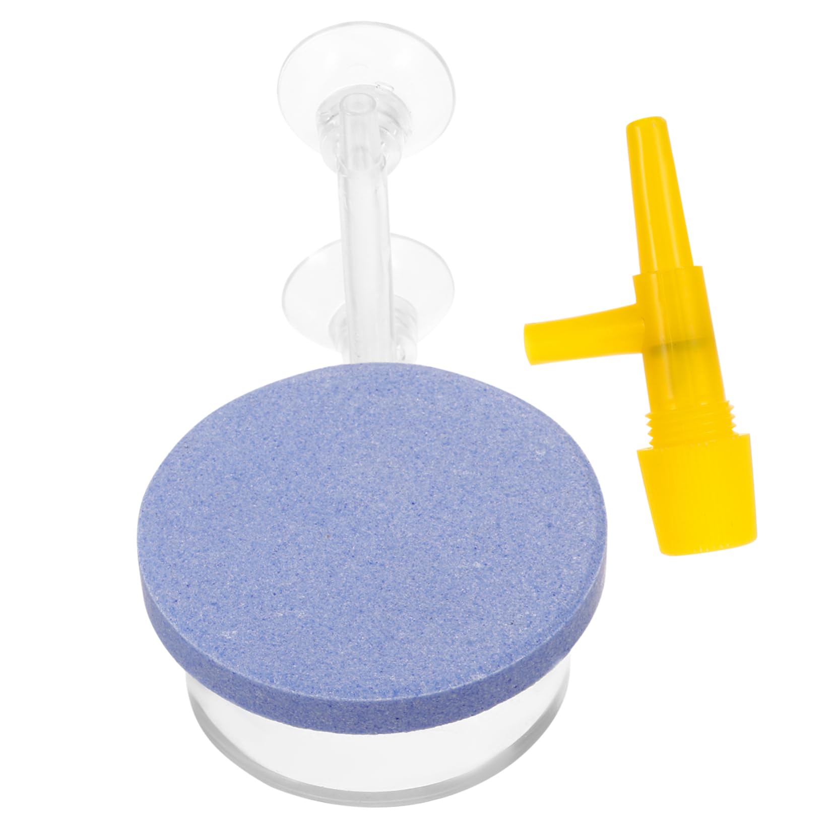 POPETPOP Bomba De Oxigeno para Pecera Piedra De Aire De Acuario Profesional Conveniente Difusor De Acuario Piedra De Aire Resistente Desgaste Burbujeador Falso Sky-Blue Acrílico
