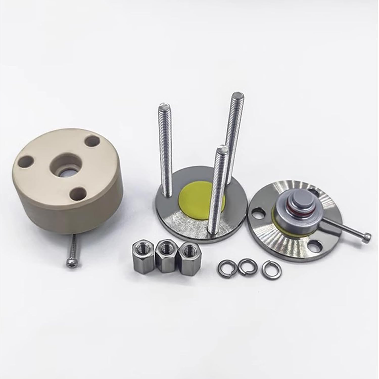 Molde de prueba de batería de estado sólido, diámetro ajustable de 6 a 20 mm, presión máxima de trabajo de 800 MPA, ideal para investigación de baterías y experimentos de laboratorio