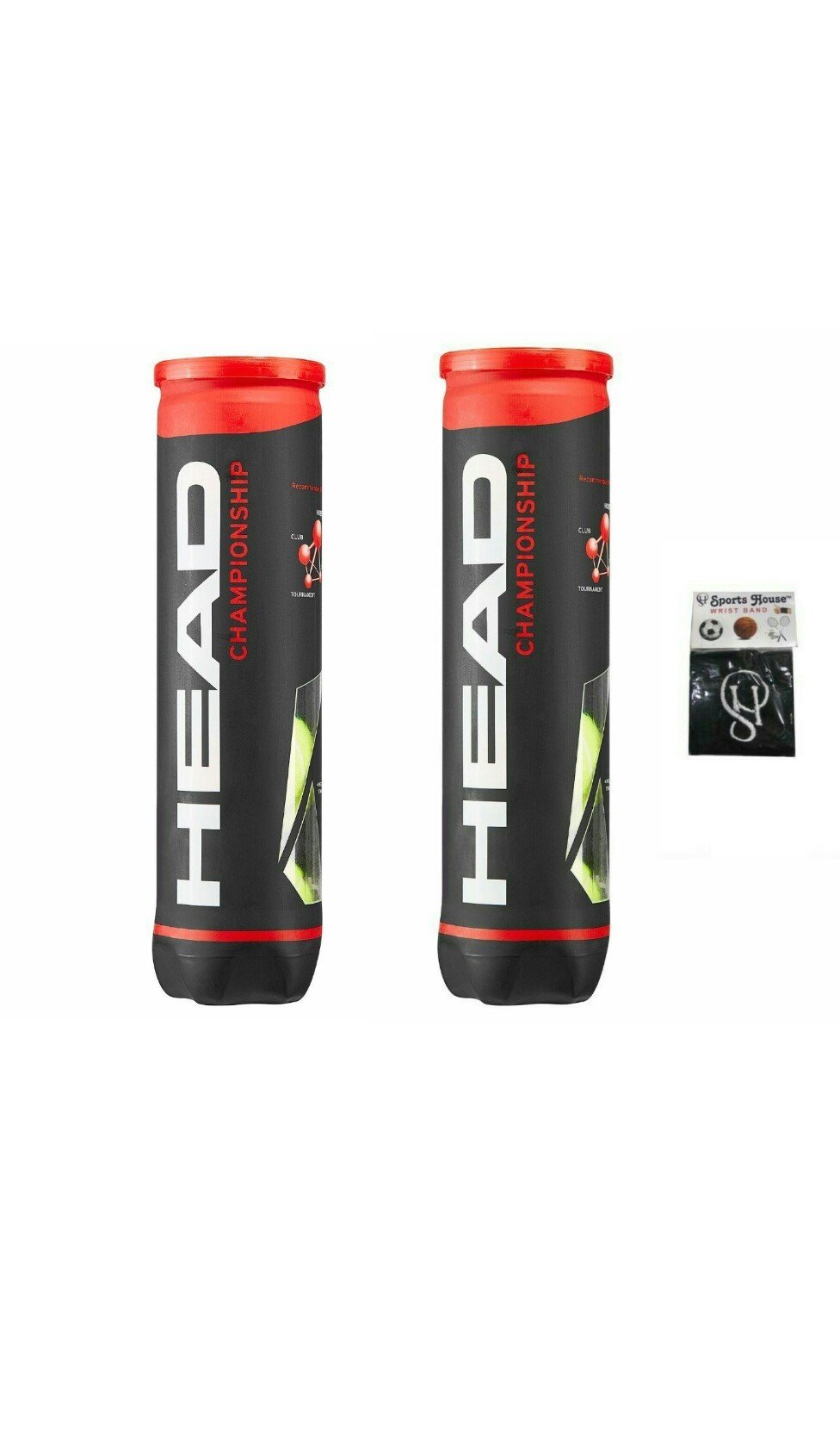 Head Championship Lawn Tennis Balls ( Pack of 6) AND FREE SPORTSHOUSE WRIST BAND (B01IVVGZD0) Amazon Price History, Amazon Price Tracker