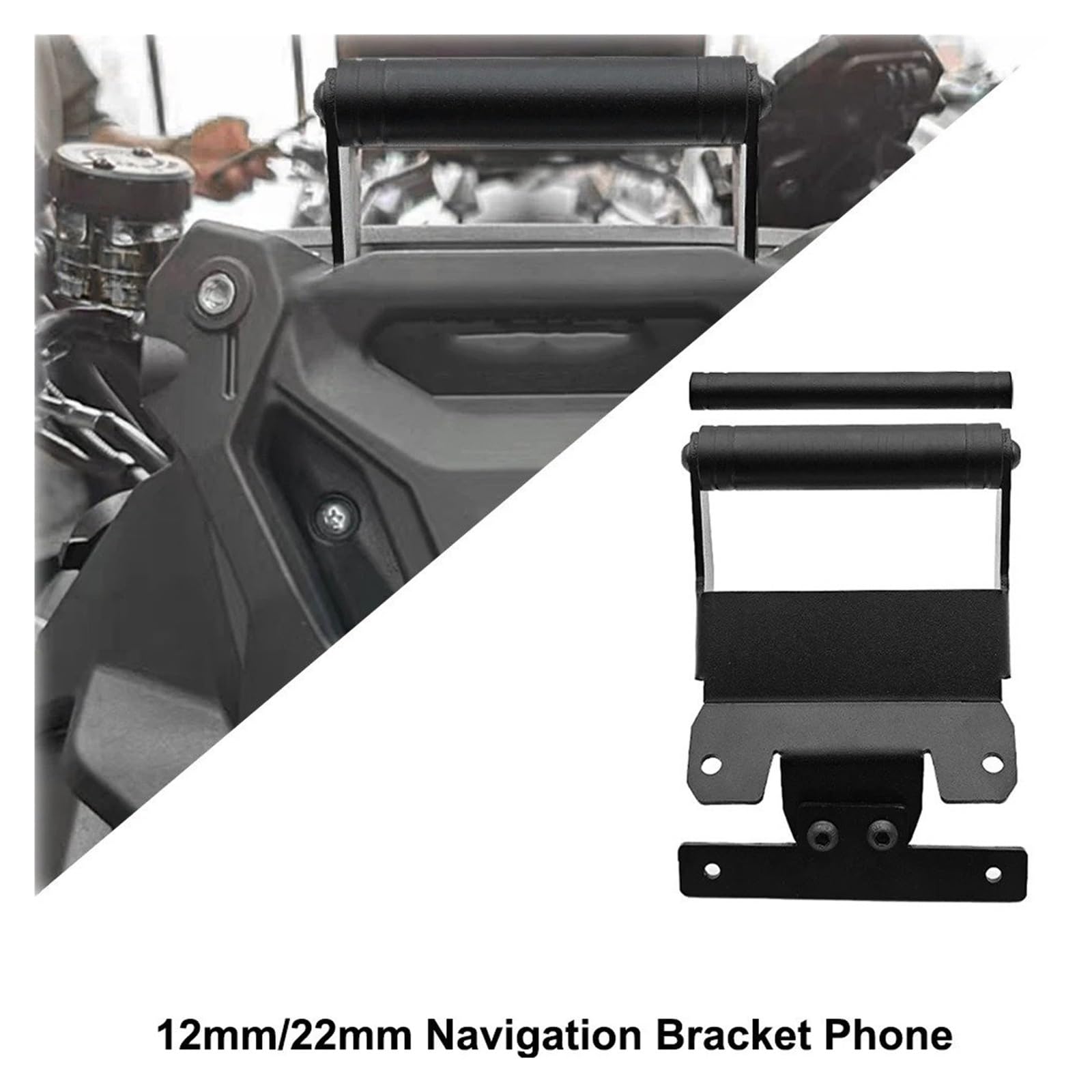 Supporto Per Telefono Moto Per VOGE Per Valico Staffa GPS per moto | Per 900DSX DS900X 900 Per DSX Supporto Basamento Del Telefono GPS Staffa Di Navigazione Per Moto(12mm)