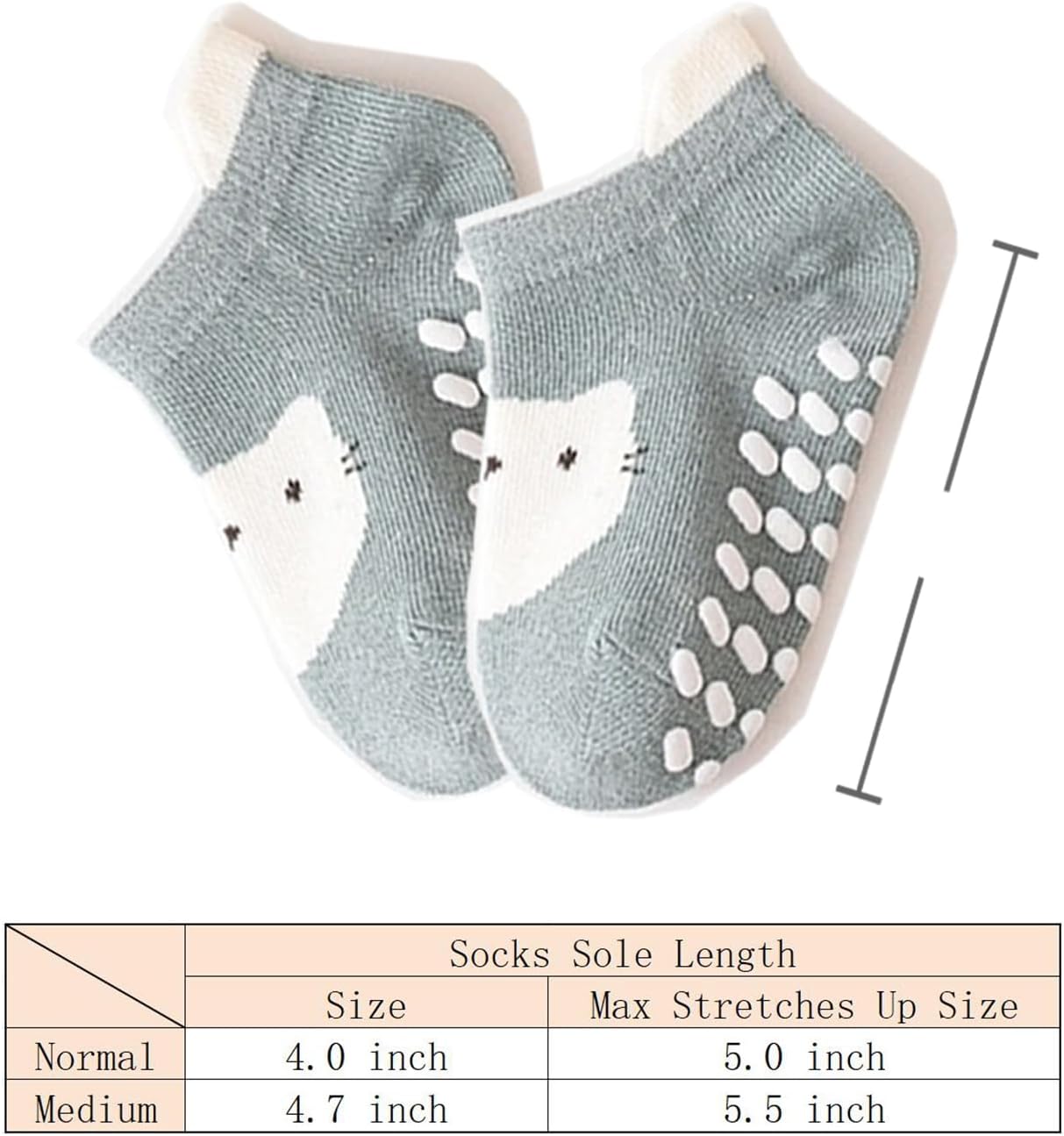 TFTSR Baby Knee Pads for Crawling (3 Pairs) and Baby Socks for Walking (3 Pairs), Walking Protector for Toddler Kid Girls Boy