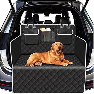 Waterproof SUV Cargo Liner for Subaru Outback 1994–2025 2026 B16, Heavy Duty Pet Trunk Cover with Bumper Flap Protector, Non Slip,Dog Car Travel Mat,White