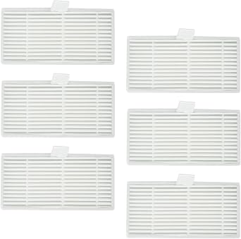 BBT BAMBOOST Filter Replacement Parts Fit for ZCWA BR150/BR151, MAMNV BR150/BR151, ONSON BR150/BR151 2-in-1 Robot Vacuum Cleaner, HEPA Filter Accessories6 Pack