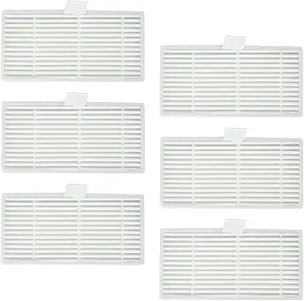 BBT BAMBOOST HEPA Filter Replacement Parts for ZCWA, MAMNV, ONSON BR150/BR151 Robot Vacuum (6 Pack)